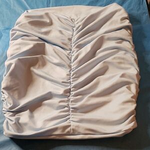 Ruched Light Blue Fabric